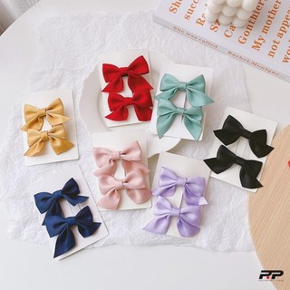 🍓Raspberry🍓 Set Kẹp Tóc Nơ Dễ Thương Cho Bé Gái