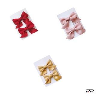 🍓Raspberry🍓 Set Kẹp Tóc Nơ Dễ Thương Cho Bé Gái
