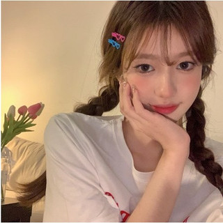 🍓Raspberry🍓 Kẹp Tóc Hình Trái Tim Dễ Thương