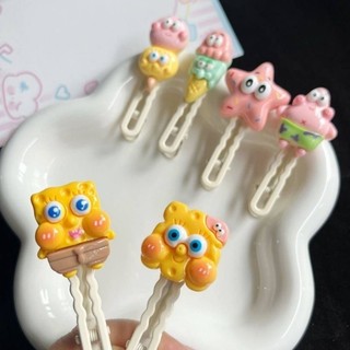 🍓Raspberry🍓 Kẹp tóc hoạt hình spongebob dễ thương cho bé gái