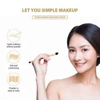 🍓Raspberry🍓 Cọ Trang Điểm Phấn Mắt Hai Đầu Lông Mềm Nhẹ