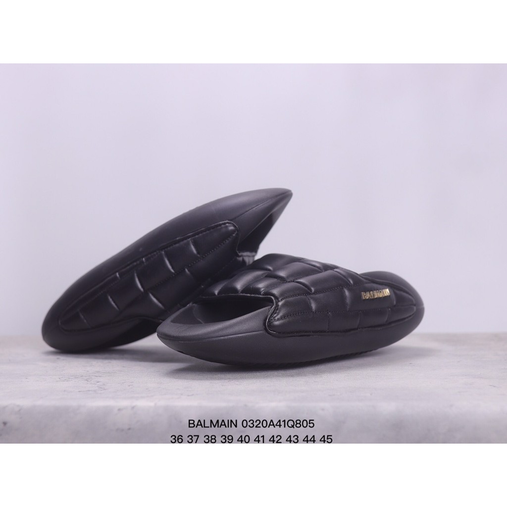 Balmain b-It-puffy quilted slides Balmain b -It- slide chăn phồng