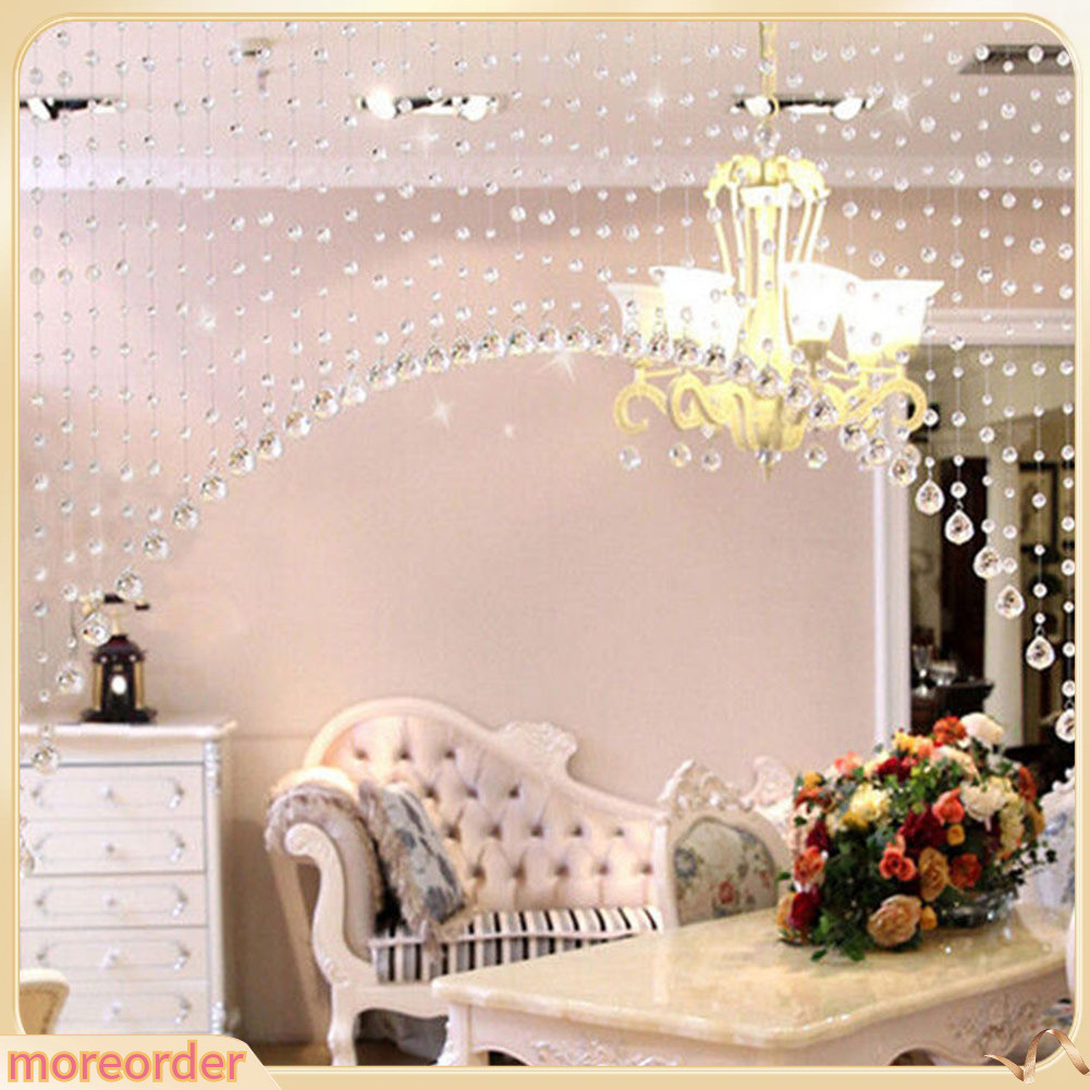 Rèm Cửa Hạt Thủy Tinh Dài 1m Thời Trang