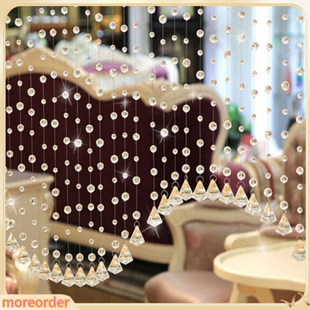 Rèm Cửa Hạt Thủy Tinh Dài 1m Thời Trang