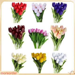 Set 10 hoa tulip giả trang trí nhà cửa/ tiệc cưới