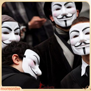 (MORE) Mặt nạ hóa trang Anonymous Hacker V for Vendetta Master dịp Halloween
