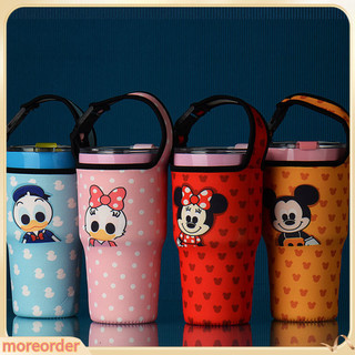 Vỏ bọc cốc nước hình chuột Mickey/gấu/cá/chuột Mickey