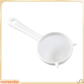 Kitchen Handheld Plastic Screen Mesh Tea Leaf Strainer Flour Sieve Colander