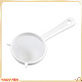 (MORE) Kitchen Handheld Plastic Screen Mesh Tea Leaf Strainer Flour Sieve Colander