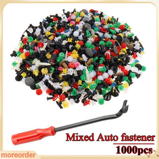 (MORE) Set 1000 nút nhựa nhiều kích thước dùng gắn cửa xe hơi
