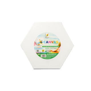 Khung tranh canvas lục giác 40cm - COLORMATE 