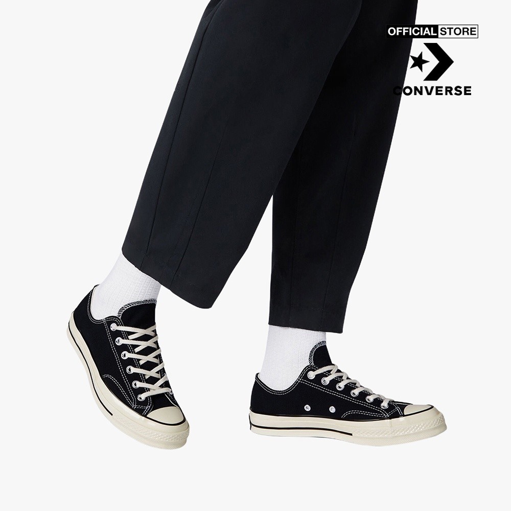 CONVERSE - Giày sneakers cổ thấp unisex Chuck Taylor All Star 1970s 162058C-0000_BLACK