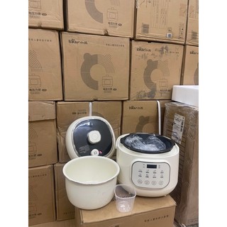 Nồi áp suất mini bear ylb-a20u1 dung tích 2l màu trắng
