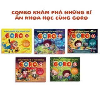 Sách - combo 5 cuốn khám phá những bí ẩn khoa học cùng goro