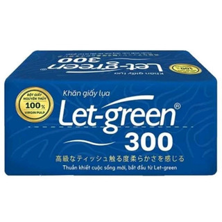 Chính Hãng Khăn giấy lụa Let-green 300 Flashsale99k
