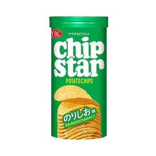 Khoai tây chiên vị rong biển & muối, chip star, seaweed & salt potato chips - ybc