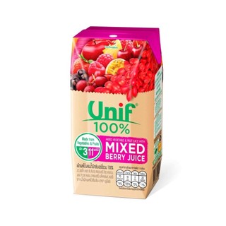 Uni-president - nước ép rau củ & dâu, unif, mixed vegetable & fruit juice with mixed berry juice