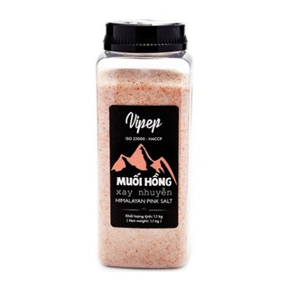 Muối hồng xay nhuyễn, himalayan pink salt, grounded - vipep