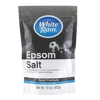Muối tắm epsom thể thao, epsom salt, sport formula, 16 oz - white rain