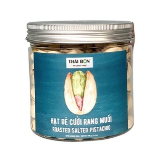 Hạt dẻ cười rang muối, roasted salted pistachio, 6.4 oz - thai bon