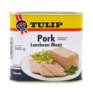 Thịt heo hộp, pork luncheon meat - tulip