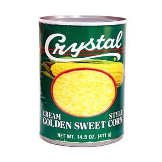 Bắp kem, cream style golden sweet corn, 14.5 oz - crystal