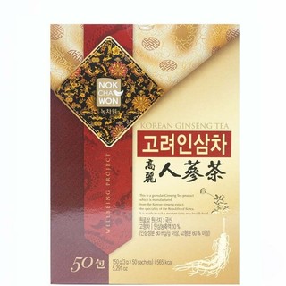 Trà sâm hàn quốc, korean ginseng tea, 50 gói - nokchawon