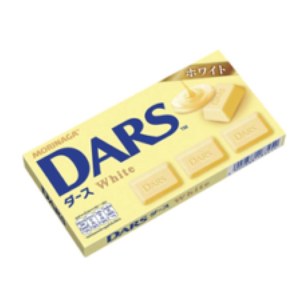 Socola Trắng, Dars, White Chocolate, 12 Viên  - MORINAGA