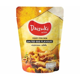 Snack da cá trứng muối, salted egg crispy fish skin - daisuki
