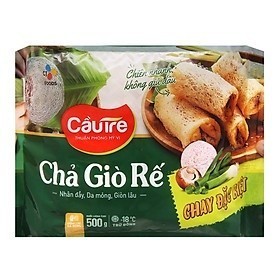 Chả giò rế chay đặc biệt, special vegetarian spring roll - cau tre