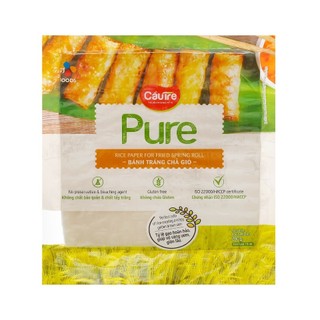Bánh tráng chả giò, pure, rice paper for fried spring roll, 19cm - cau tre