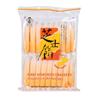 Bánh gạo vị phô mai, rice crackers, cheese flavor - want want