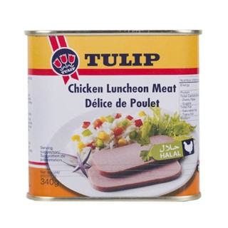 Thịt gà hộp, chicken luncheon meat - tulip