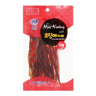 Mực nướng cắt, grilled dried squid cuted - seafood