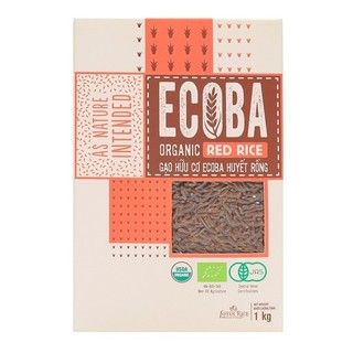 Gạo hữu cơ huyết rồng, organic red rice - ecoba
