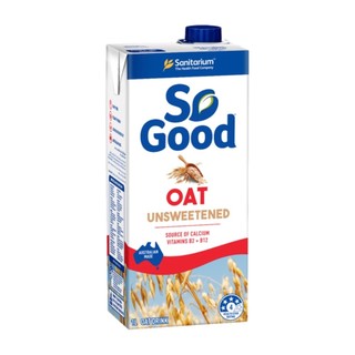 Sanitarium - sữa yến mạch không đường, so good, oat milk, unsweetened