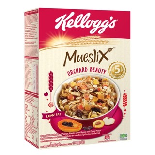 Ngũ cốc giòn 5 loại trái cây khô, mueslix, orchard beauty, 5 grains cereal mix - kellogg's
