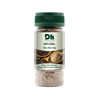 Tiêu đen xay, natural ground black pepper - dh foods