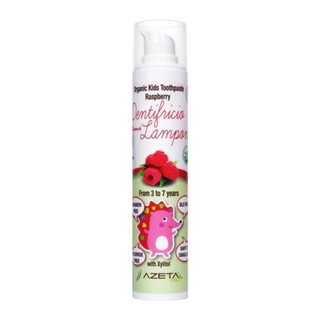 Kem đánh răng hữu cơ cho bé, organic kids toothpaste, from 3 to 7 years, raspberry - azeta bio