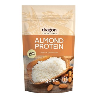 Bột protein hạnh nhân hữu cơ, organic almond protein powder, gluten free - dragon superfoods