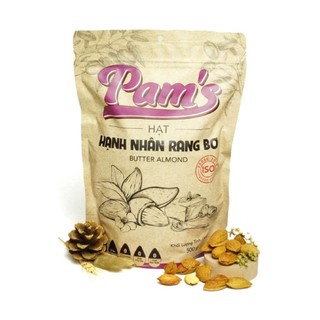 Hạt hạnh nhân rang bơ, butter almond - pam's