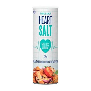 Heart salt - muối ăn ít sodium, table salt, 56% less sodium