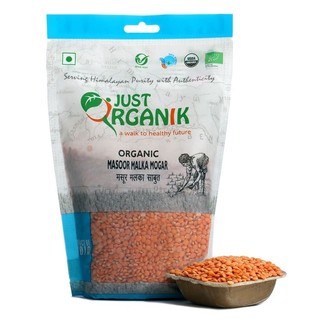 Đậu lăng đỏ hữu cơ hiệu just organik, organic organic red lentils - just organik