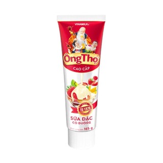 Vinamilk - sữa đặc có đường ông thọ đỏ dạng tuýp, condensed milk tube