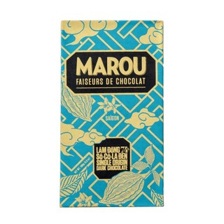Socola đen nguyên chất, lam dong 74% single origin dark chocolate - marou