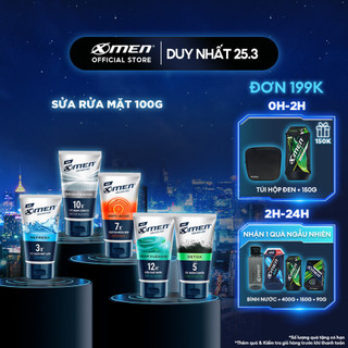 Sữa rửa mặt X-Men 100g đa tác dụng