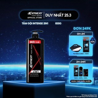Tắm Gội X-Men for Boss Intense 2in1 850g