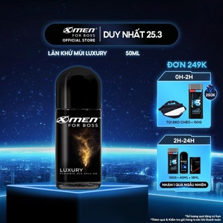 Lăn khử mùi X-Men For Boss Luxury-Mùi hương sang trọng tinh tế 50ml