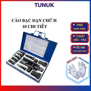 Cảo bạc đạn chữ H Tunuk, Vam bi trong chữ H 10 chi tiết
