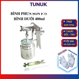 Bình phun sơn F75 bình dưới dung tích 400ml Tunuk